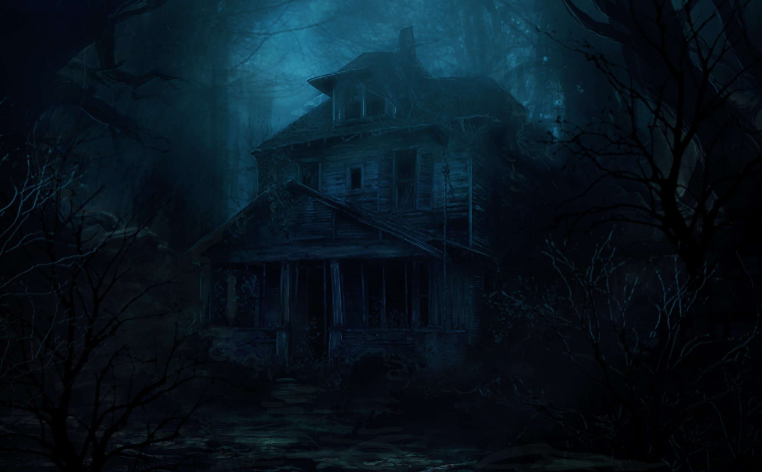 Scary home. Страшный дом в лесу. Страшный особняк в лесу. Страшный заброшенный дом. Мрачный особняк.