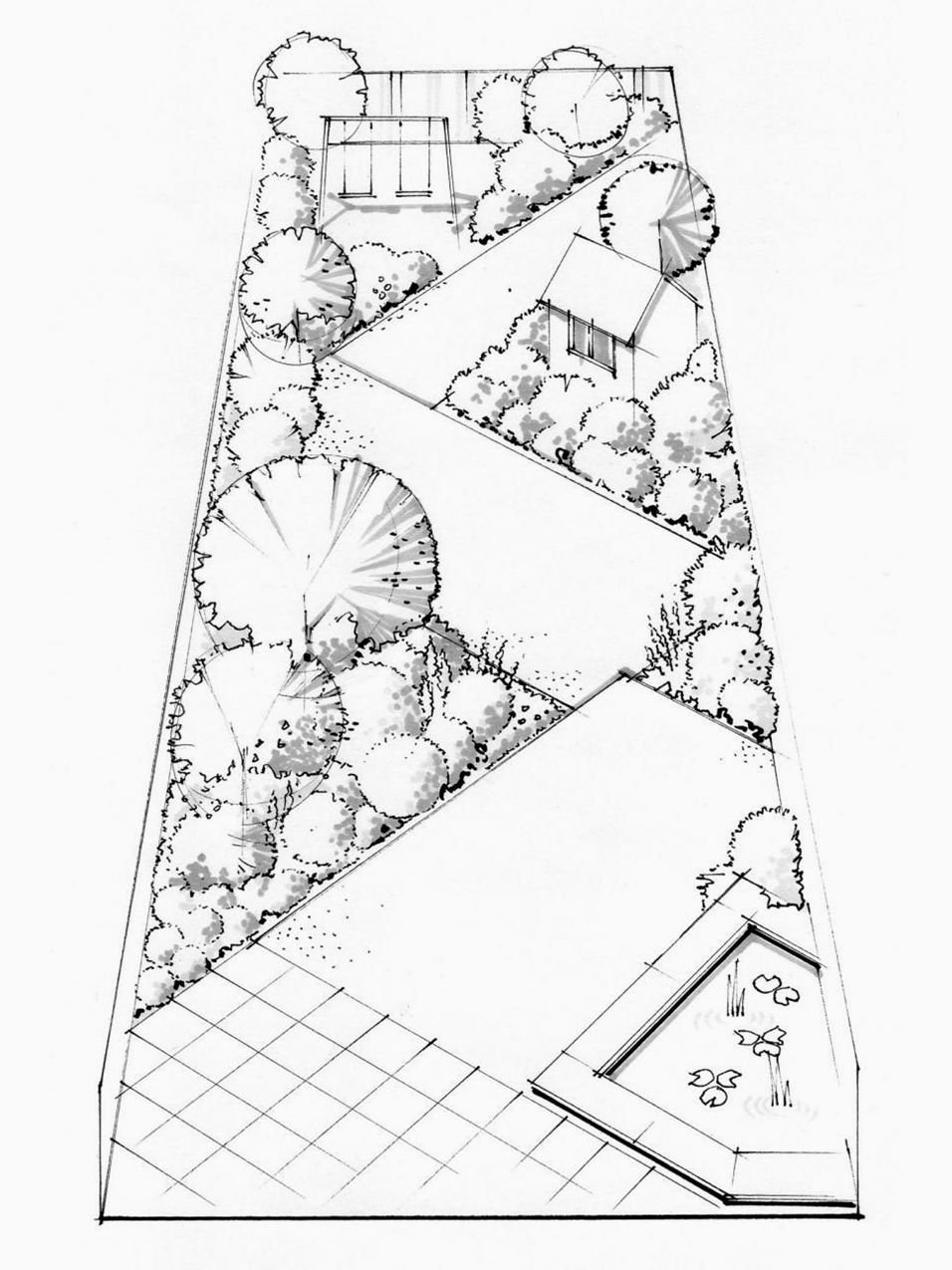 Рисунок план садового участка 7 класс