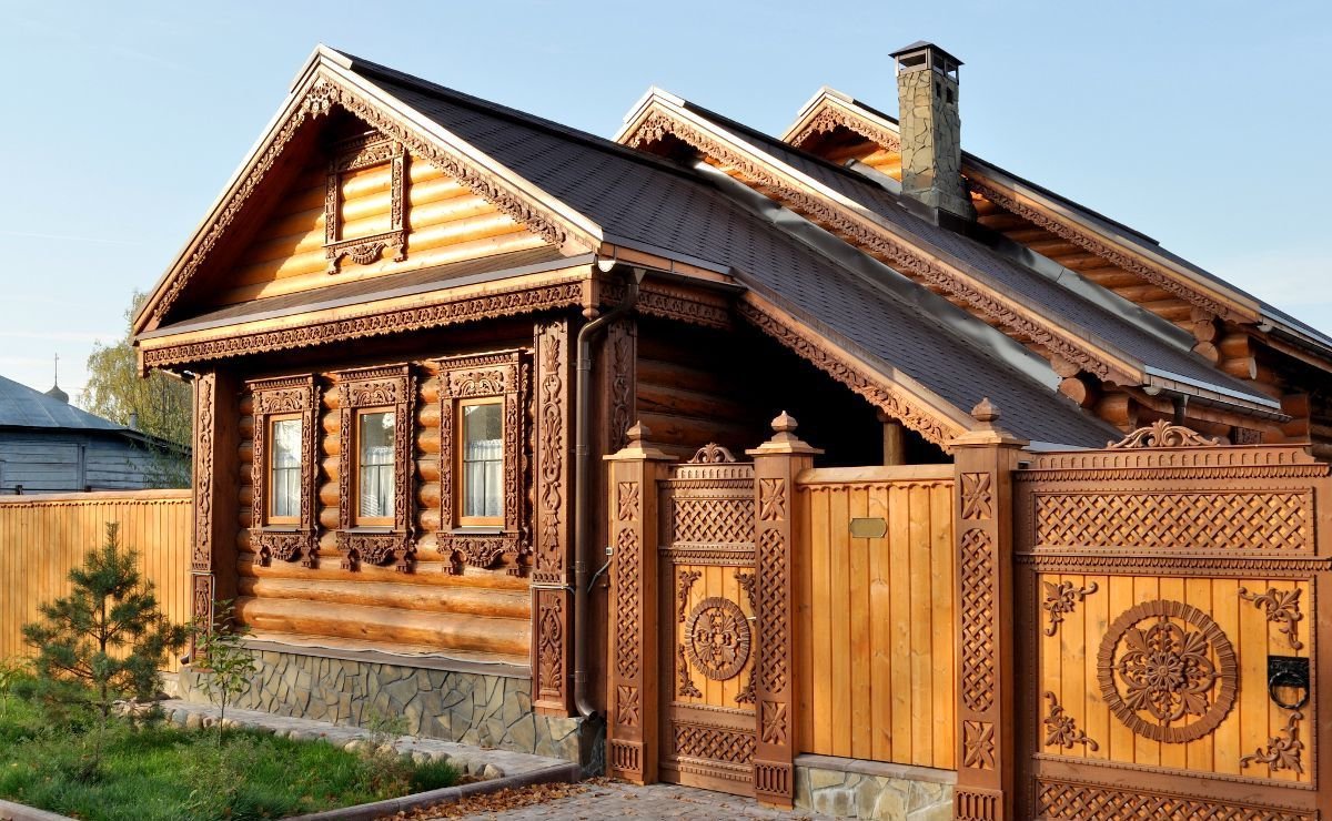 Красивые деревенские дома фото снаружи в россии
