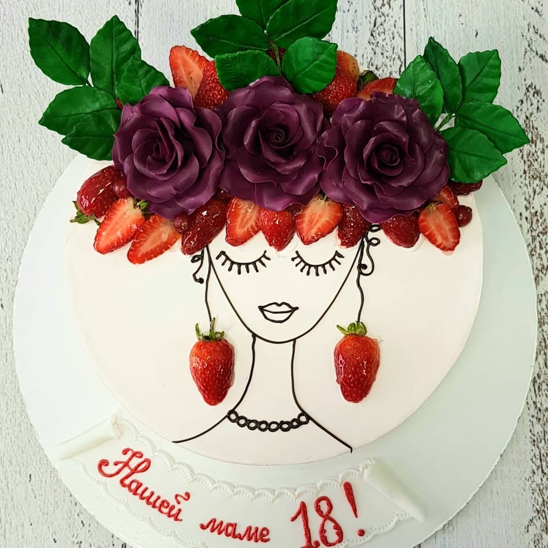 Надпись на торт женщине 45. Торт для мамы. Торт маме на день рождения. Торт рисунок. Торт на юбилей женщине.