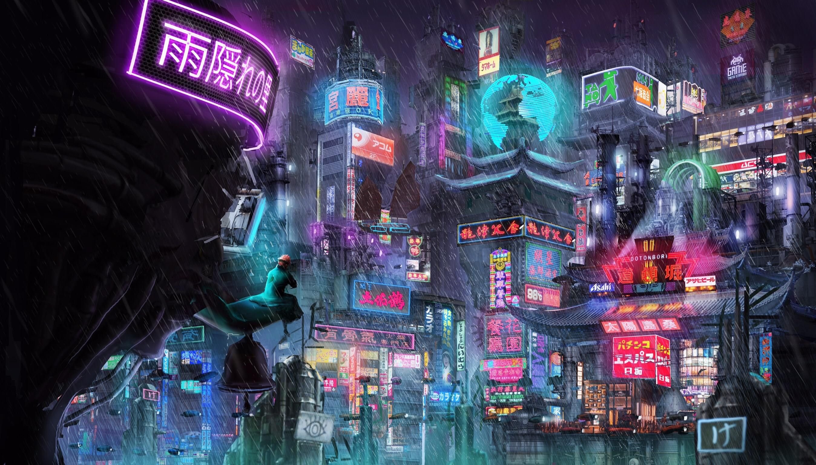 Cyberpunk live wallpaper android фото 81