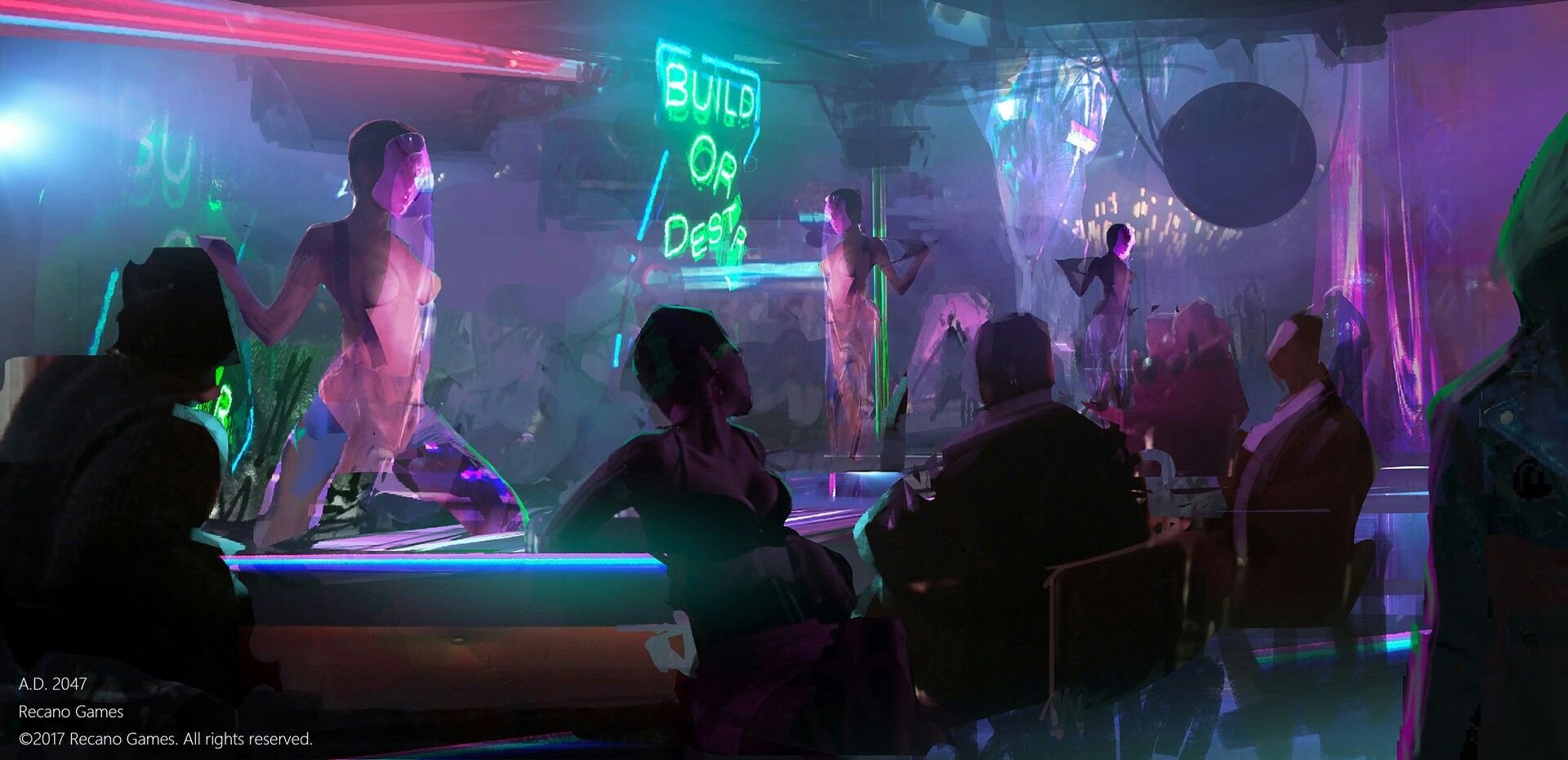 Cyberpunk night club фото 42