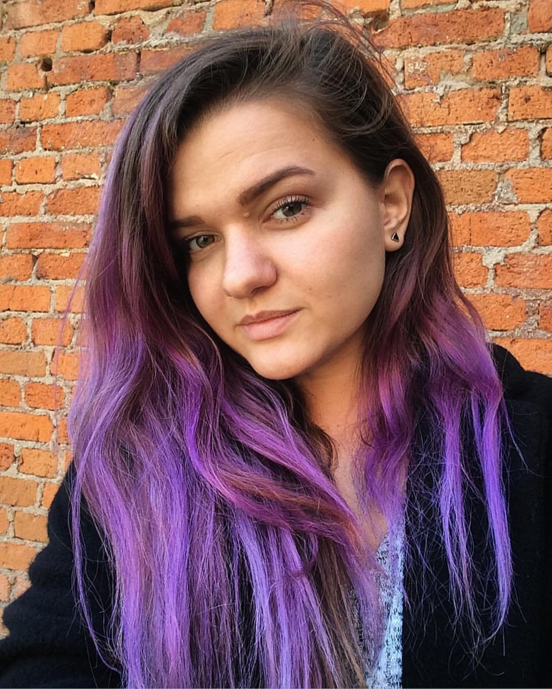 Фиолетовые Концы Волос