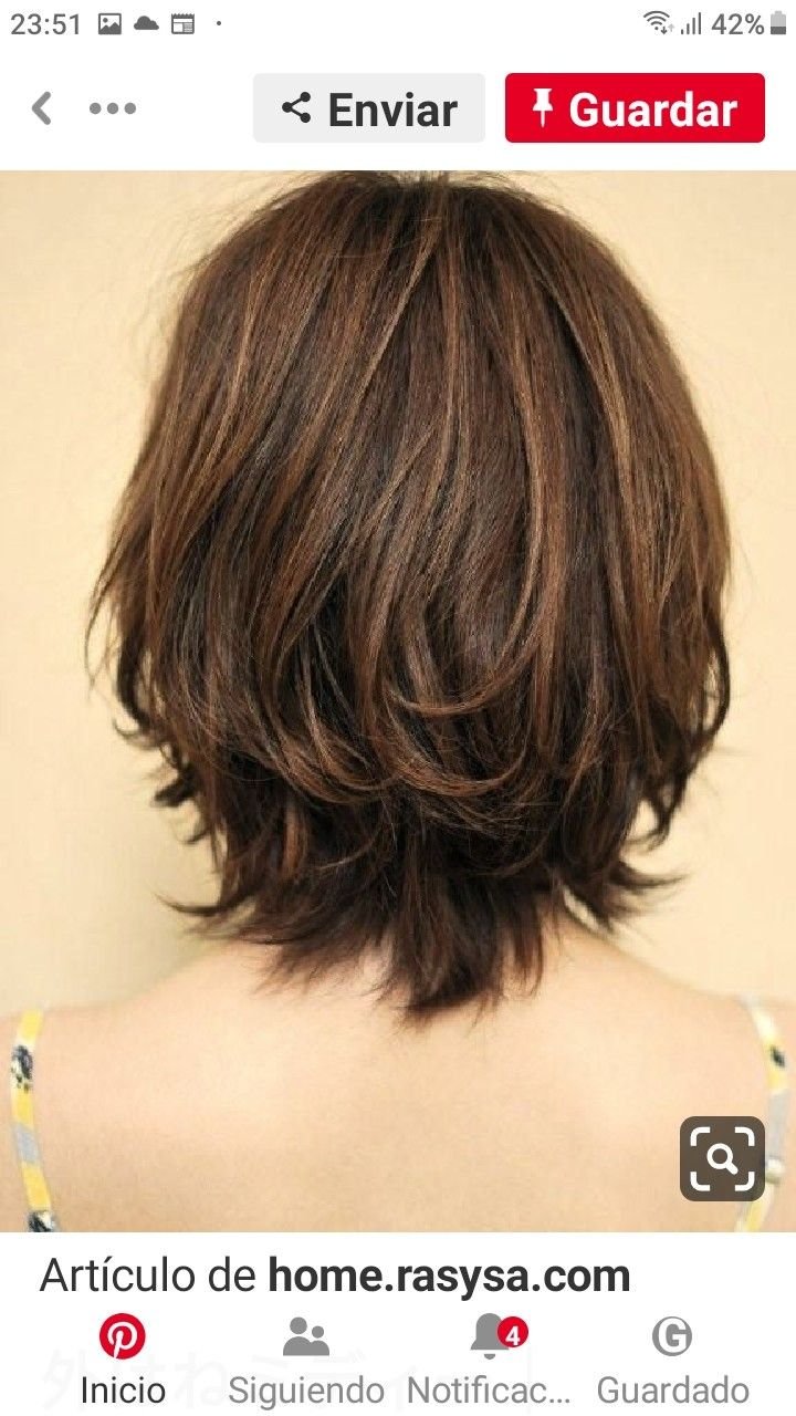 Стрижки на средние волосы для женщин вид сзади