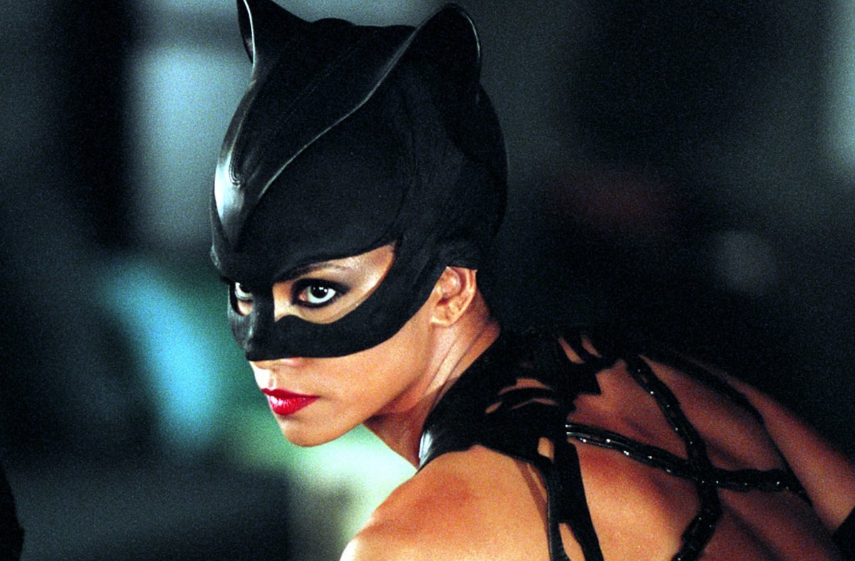 Красивая женщина кошка. Холли Берри женщина кошка. Catwoman 2004 Halle Berry. Женщина кошка Холли Берри и Бэтмен. Catwoman Холли Берри женщина кошка.