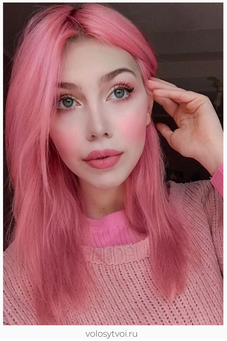 Розовые волосы. Ярко розовые волосы. Нежно розовый цвет волос. Пастель но розовый цветов волос.