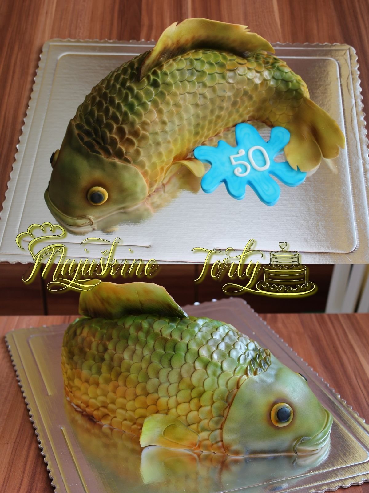 Тортик в виде рыбки