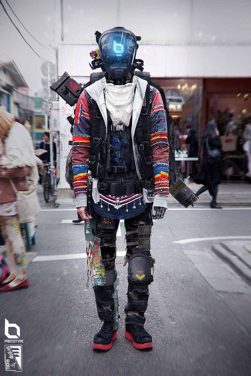 Cyberpunk clothes style фото 35