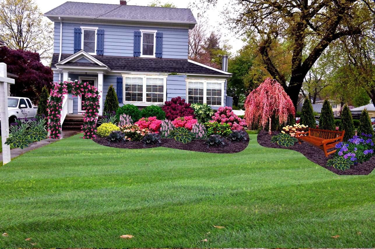 Красивые цветы возле дома. Палисадник Энфилд. Ландшафт перед домом. Цветы перед домом. Клумба перед домом.