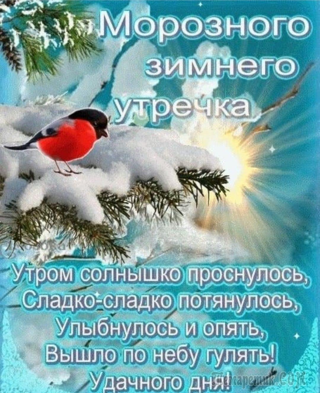 Пожелание нового зимнего дня. Зимние поздравления с добрым утром. Открытки с добрым утром зимние. Пожелания доброго зимнего утра. Пожелания хорошего зимнего дня.