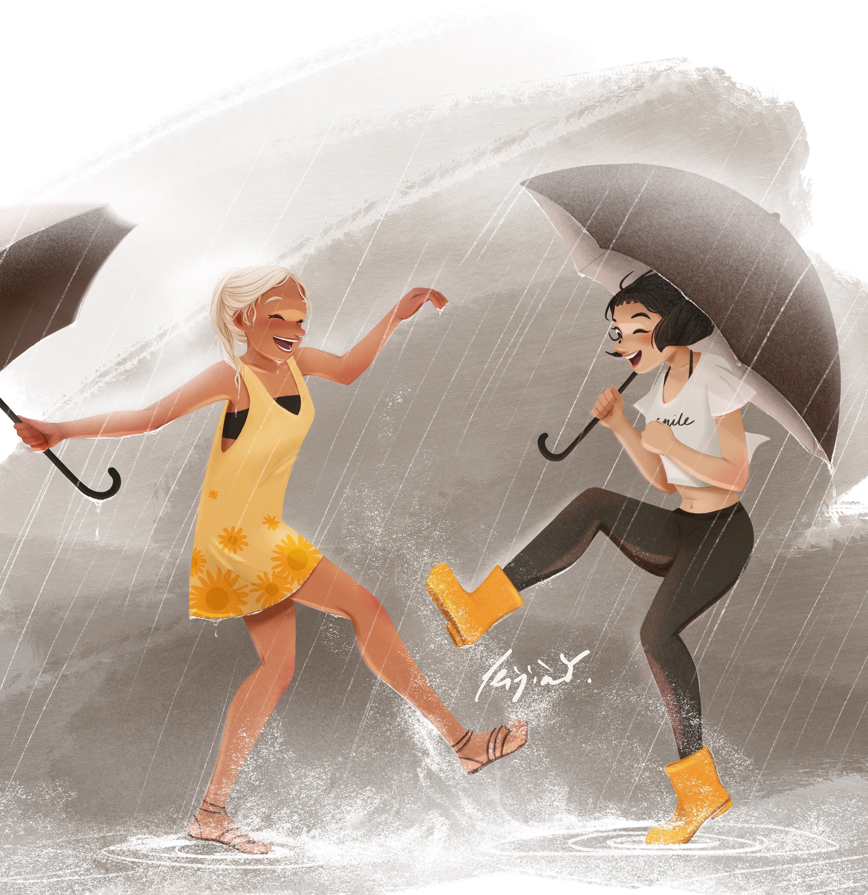 Невзирая на дождь. Радоваться жизни иллюстрации. Радоваться жизни самой радоваться вместе. Наслаждаться жизнью. Радоваться дождю.