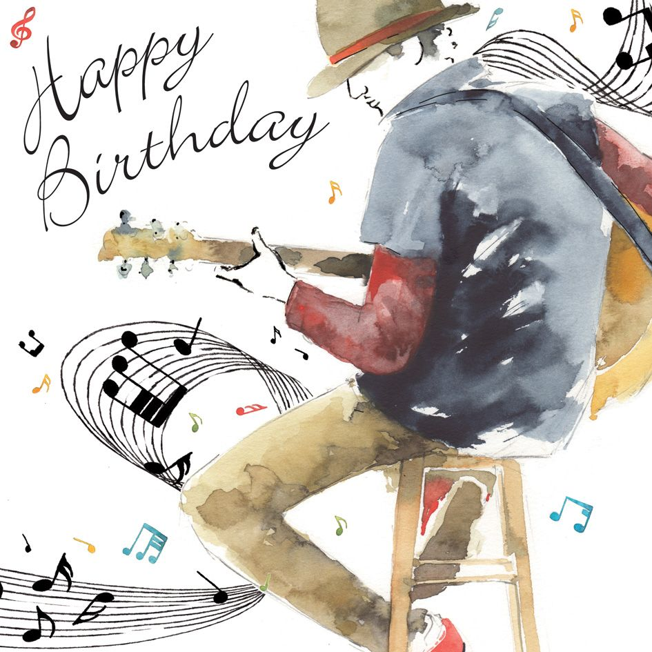 С днем рождения парня стильные открытки. Поздравления мужчине с гитарой. Открытка с днём рождения мужчине с гитарой. Стильное поздравление с днем рождения. С днём рождения на гитаре.