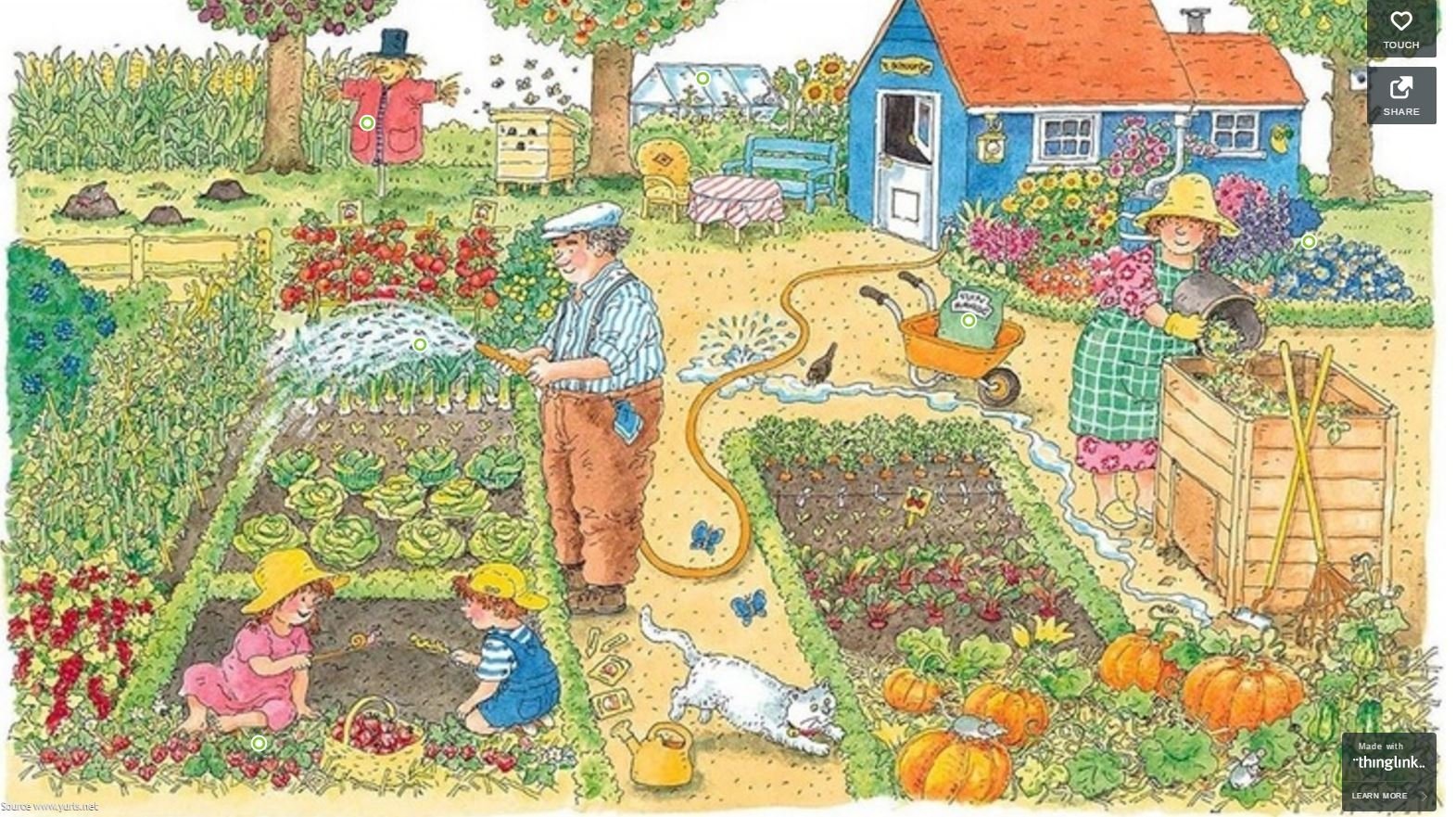 Нарисуем огород там растет два куста ягоды. Домик с огородом. Сюжетная картина огород. Огород летом. Огород в детском саду.