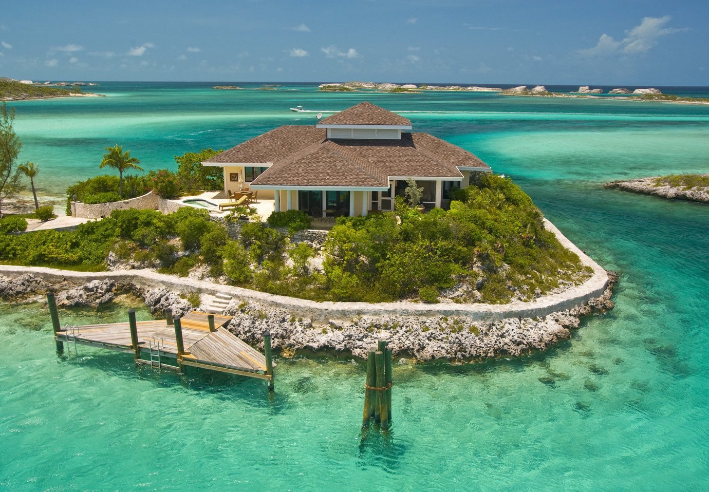 Вилла на острове Овериондер Кей (Багамские острова, США). Муша Кей Багамы. Парадайз Айленд Мальдивы. Нассау, Багамские острова бунгало.