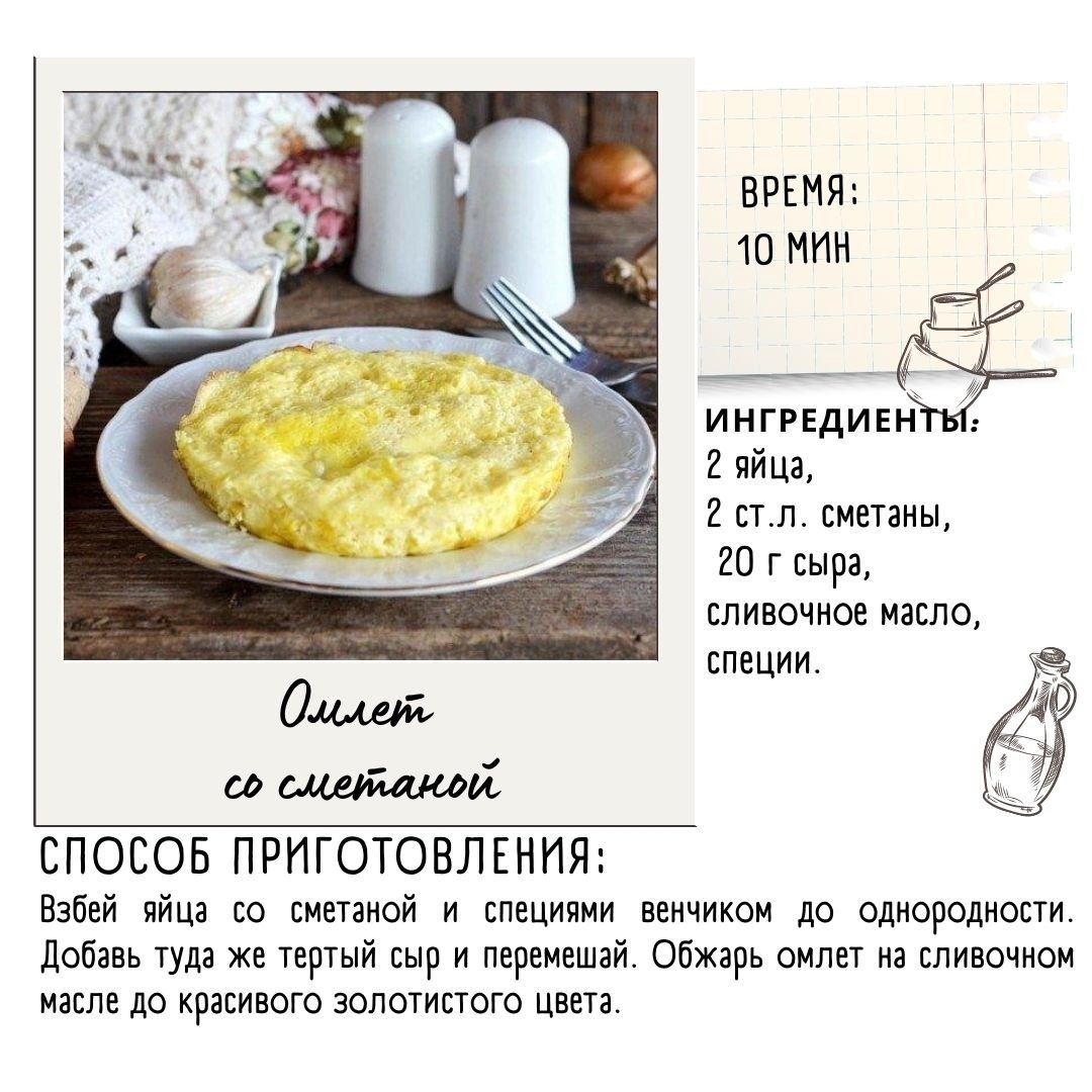 Омлет простой рецепт на сковороде. Омлет на сковороде. Яйцо со сметаной омлет. Рецепт омлета на сковороде. Пышный омлет на сковороде (без молока).