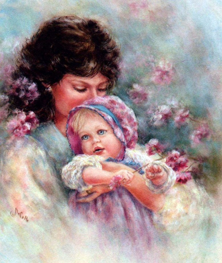 Грузинский день матери. Мама картина. Красивые картины для мамы. Картина ко Дню матери.